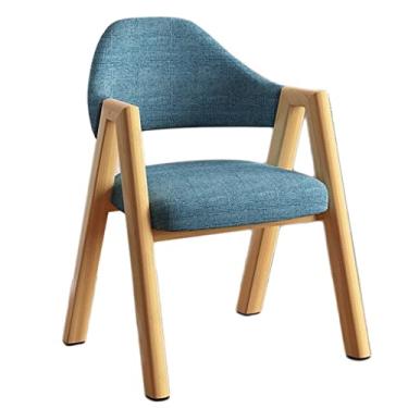 Imagem de UYKUM Cadeiras de jantar, cadeira de maquiagem de ferro com apoios de braços, encosto de móveis, cadeira de jantar decorativa para casa, cadeiras estofadas, macias