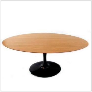Imagem de Mesa de Jantar Tulipa Saarinen Oval 200x130 cm Tampo Freijó - Personal