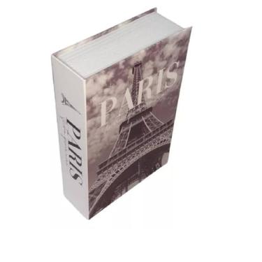 Imagem de Cofre Secreto BookShape Paris em Formato de Livro