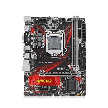 Imagem de Placa mãe B85 adequada para processador LGA 1150 para I3 I5 I7 Xeon E3 1150 Processador DDR3 16G 1333/1600MHZ Memória M.2 NVME USB3.0 B85M-VH PLUSgaming Combo de placa-mãe