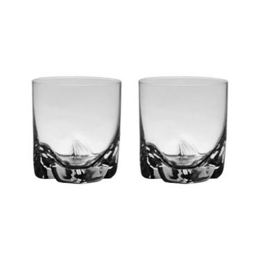 Imagem de Copo Baixo De Cristal Bohemia Para Whisky 280 ml Trio 2 Peças - Bohemi