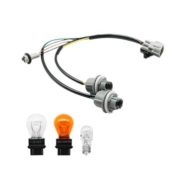 Imagem de Chicote de luz traseira esquerda ou direita (com 3 lâmpadas) adequado para Toyota Tundra 2007-2014, substitui 81555-0C070 81565-0C070