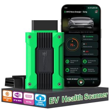 Imagem de Toptekk TTB030 Scanner EV Equipamento de diagnóstico de automóveis Saúde da Bateria Ciclos de Bateria BT/wifi conectar Aplicável à BYD EV
