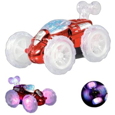 Imagem de Brinquedo Carrinho Maluco Giro 360 Luzes E Led