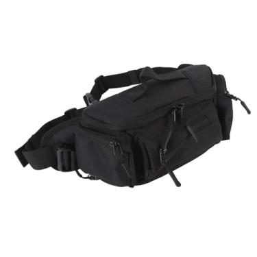 Imagem de aqxreight Bolsa de Cintura Resistente à água, Grande Capacidade de Armazenamento de Partição, Cinto Ajustável, Pacote de Cintura para Viagens, Caminhadas, Corrida, Esportes Ao Ar Livre, Desgaste