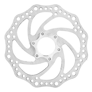 Imagem de Generic Disco de Rotor de Freio de Bicicleta Acabamento Requintado Feito de Aço Inoxidável de Alta Resistência para Mountain Bike Cubos Rosqueados de 160 Mm Rotor de Disco de Freio