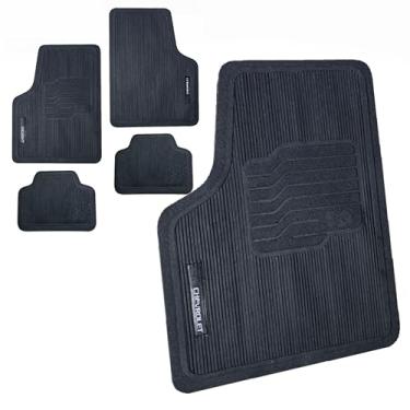 Imagem de Tapete Universal Automotivo Emborrachado Jogo Completo Antiderrapante Impermeável Personalizadao Bordado Próprio para Veículos GM