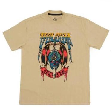 Imagem de Camiseta Volcom Comfort World Weapon SM26 Masculina-Masculino