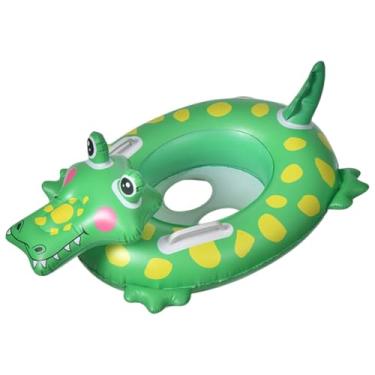 Imagem de Bóia Infantil Jacaré com Assento Fralda e Alças de Apoio e Segurança para Bebês, Garante Segurança e Diversão na Água de Piscinas e Praias