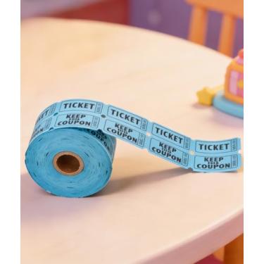 Imagem de 500 peças de bilhetes de sorteio, bilhete duplo para eventos