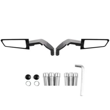 Imagem de 1 par de espelhos retrovisores de motocicleta de corrida para kawasaki Z900 Z1000 Z800 Z750 Z650 Z300 Z250 Z125