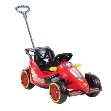 Imagem de Carrinho De Passeio E Pedal Infantil F25 Vermelho - Calesita 