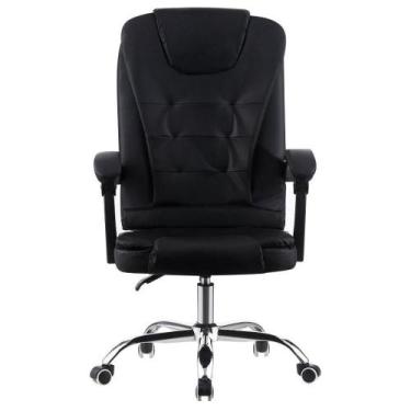 Imagem de Cadeira de Escritório Presidente Base Cromada com Rodinha Fortt Sevilh