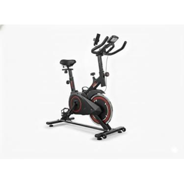 Imagem de Bicicleta Ergométrica Spinning Fitness pro MKFIT Leve Compacta Resistente 6KG roda de inércia