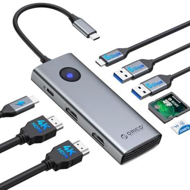 Imagem de ORICO Estação de ancoragem USB C 8 em 1 PW11-8PH