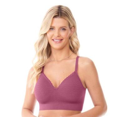 Imagem de Sutiã Comfort Com Bojo e Renda Sem Costura Dusty Pink - Trend, 42