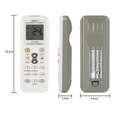 Imagem de Mingzhe Substituição de Controle Remoto de Ar Condicionado Multifuncional Universal Controlador Portátil 1000 Em 1 Sem Procedimento para Luz LED Dormitório Escritório