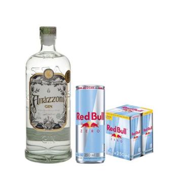 Imagem de Gin Amázzoni Tradicional 750ml + Bebida Energética