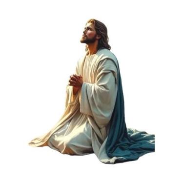 Imagem de Kit De Pintura Diamante Retrato De Jesus, Mosaico De Diamantes Redondo