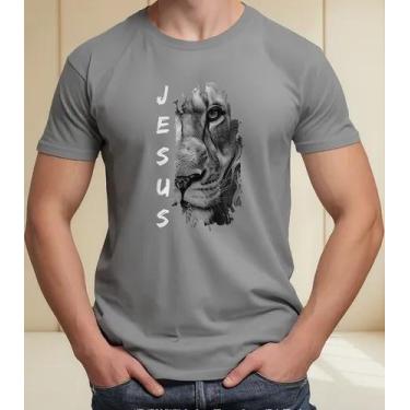 Imagem de Camiseta Camisa Algodão Feminina Masculina Adulto Gospel Moda Evangéli