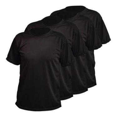 Imagem de Kit 4 Camisetas Academia Dry Fit Leve Atacado Envio Imediato - TS-DK, 