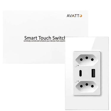 Imagem de Tomada Inteligente Smart Avatto USB Tipo C - Branco