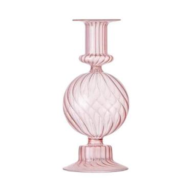 Imagem de Suportes De Velas Coloridos Em Vidro Borossilicato Nórdico Para Casame