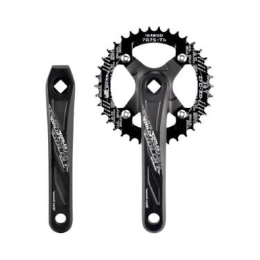 Imagem de Pedaleira De Bicicleta Em Liga De Alumínio Com Furo Quadrado MTB 165/1