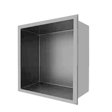 Imagem de Nicho de chuveiro, cubbies de aço inoxidável, nicho de parede de armazenamento para xampu, prateleiras de banheiro de aço inoxidável embutidas, quarto molhado, banheiro, sala de estar, quarto