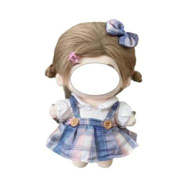 Imagem de Roupas De Boneca De Algodão De 20cm, Vestido Vintage Lolita Fofo Para 