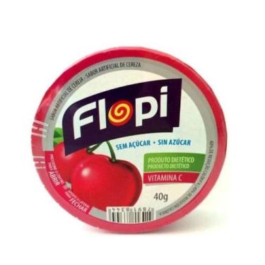 Imagem de Bala de Cereja Sem Açúcar Flopi 40g
