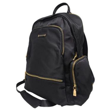 Imagem de Mochila Feminina Ajustável Original Fibra Twill Chenson, Preto, UN