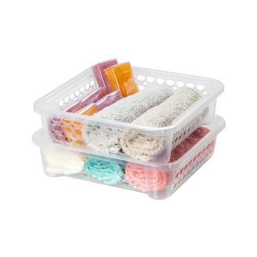 Imagem de Cesta Empilhável Plástica Moolti Grafite 3,3L - Sanremo