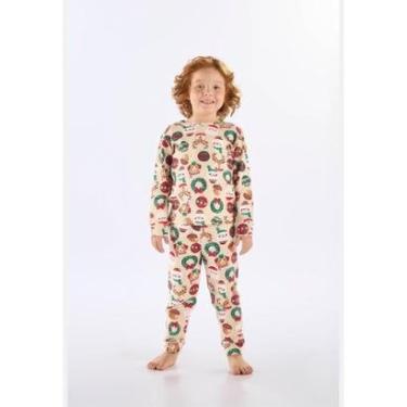 Imagem de Pijama Longo Natalino Suedine Up Baby-Unissex