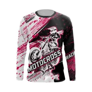 Imagem de Camisa De Corrida De Motocicleta Feminina Oversized De Manga Longa Par