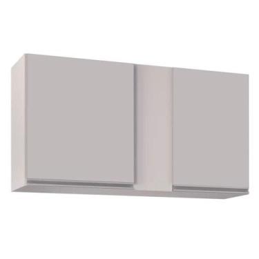 Imagem de Armário Aéreo De Cozinha 02s Agata 100cm Branco - DROSSI