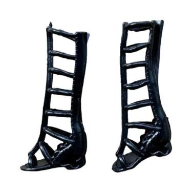 Imagem de Botas De Inverno De Salto Alto De 30cm Para Bonecas De Escala 1/6, Ace