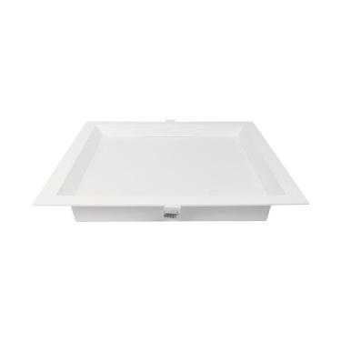 Imagem de Painel De Led Nordecor Quadrado Kais De Embutir Recuado 24w Bivolt Branco 4000k Luz Neutra 4195