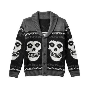 Imagem de Suéter De Manga Longa Com Padrão Gótico Y2K Para Homens E Mulheres, Mo