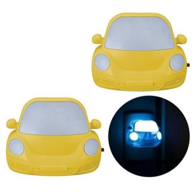 Imagem de kit 2 Abajur De Tomada Infantil Quarto Luz Noturna Led Carro - Zein Im