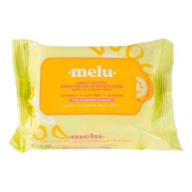 Imagem de Lenço facial demaquilante Melu Ruby Rose 19x18 25 unidades