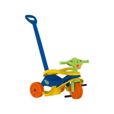 Imagem de Triciclo Bandeirante Mototico Passeio E Pedal Azul