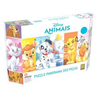 Imagem de Puzzle Panorama Disney Animais 350 peças - Grow