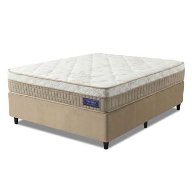 Imagem de Cama Box Desmontável Colchão King Molas Ensacadas Euro In Natural Confort 193x203x63cm...