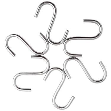 Imagem de Kit Ganchos Em S Com 12 Unidades Para Utensílios De Cozinha - Nacional