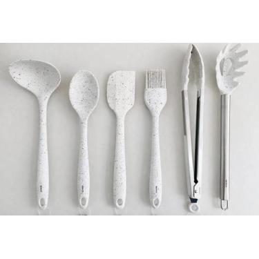 Imagem de Kit De Utensílios De Cozinha Em Silicone Brinox 6pçs