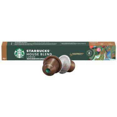 Imagem de 10 Cápsulas Starbucks Nespresso - House Blend Lungo - Cápsula Alumínio