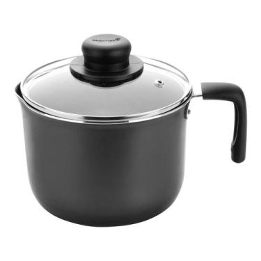 Imagem de Leiteira Multiflon de Alumínio com Tampa Antiaderente 2,4L 16cm Gourme