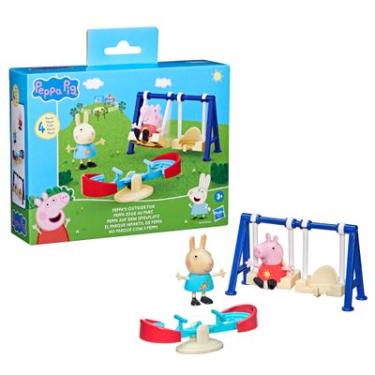 Imagem de Peppa Pig Mini Parquinho F2217 Multicolorido Playset Hasbro com Figuras Articuladas