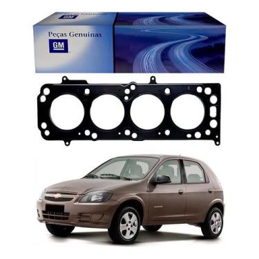 Imagem de Junta Cabeçote Chapa Chevrolet Celta 1.0 8v 2013 A 2016 - GM